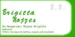 brigitta mojzes business card